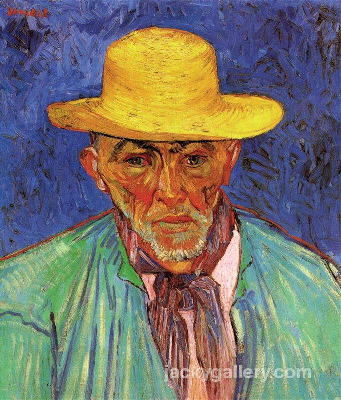 Portrait of Patience Escalier, Shepherd in Provence, Van Gogh painting